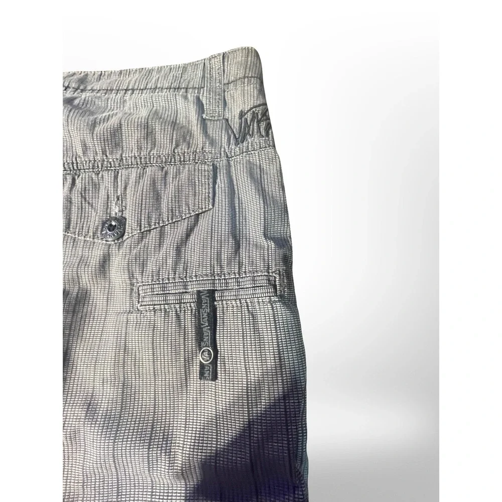 Vans Mens Stripe‎ Shorts Size 38 Gray White Casual Beach Skate Surf comfy summer
